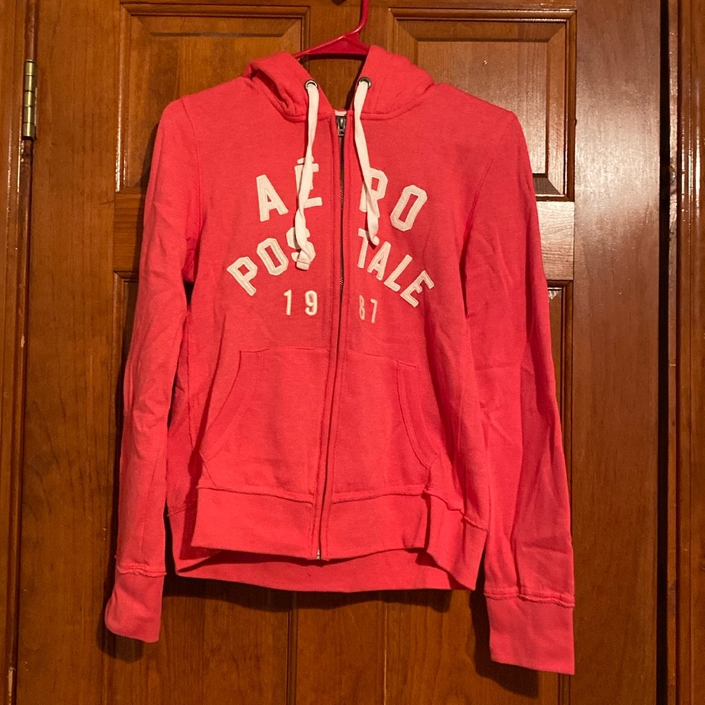 Aeropostale Pink Full Zip Hoodie